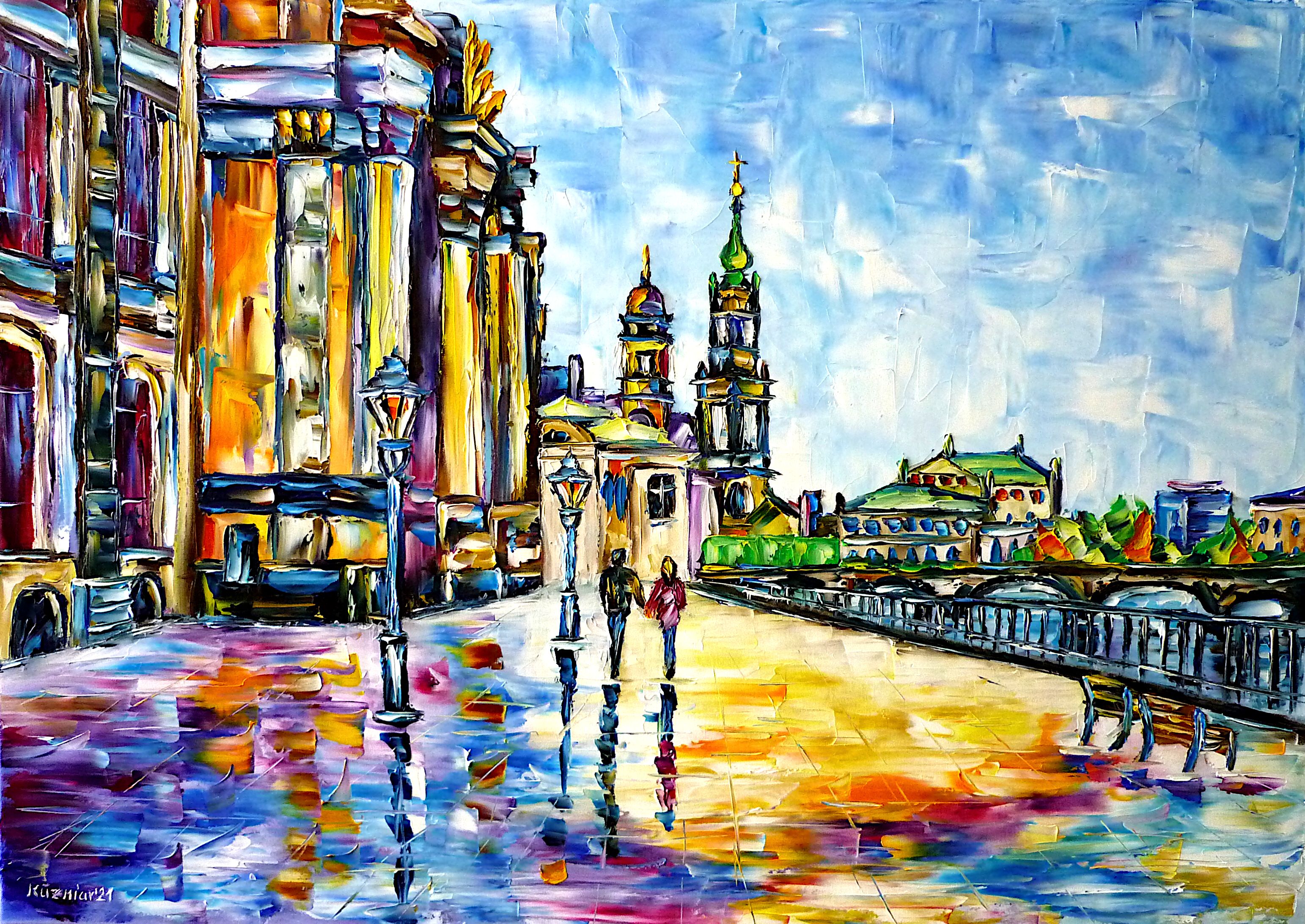 dresdenpainting,bruhlterracepicture,bruhlterracepainting,dresdencityscape,balconyeurope,ilovedresden,dresdenlove,dresdenlovers,citywalk,lovecoupleindresden,coupleinlove,walkinghandinhand,holdinghands,dresdencathedral,beautifulgermany,beautifuldresdencity,dresdencityscene,dresdenabstract,colorfuldresden,peacefulpicture,peacefulpainting,paletteknifeoilpainting,figurative,modernart,impressionism,abstractpainting,livelycolours,colorfulpainting,brightcolors,lightreflections,impastopainting,livingroomart,livingroompicture,livingroompainting