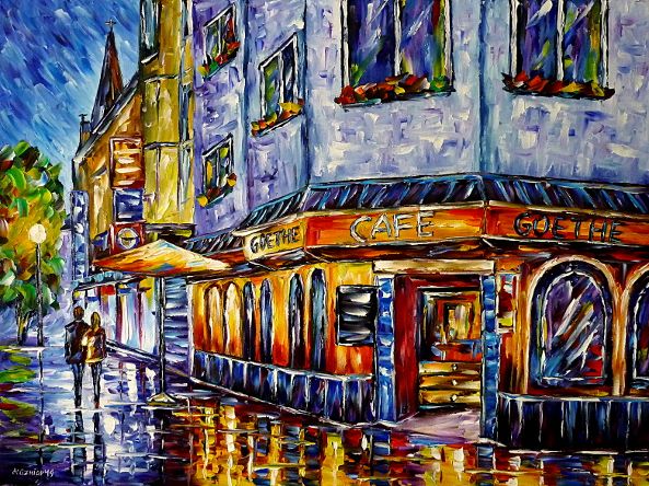oilpainting,modern,impressionism,artdeco,abstractpainting,streetcafe,cafeintheevening,cafeatnight,eitorf,rheinland,germanvillage,villagecafe,villageintheevening,villageatnight,villagescene,lovecouple,lovers,walkinghandinhand,cafepainting,foodanddrink,3dpainting,3doilpainting,3dpicture,3dimage,3dartwork,lively,colorful