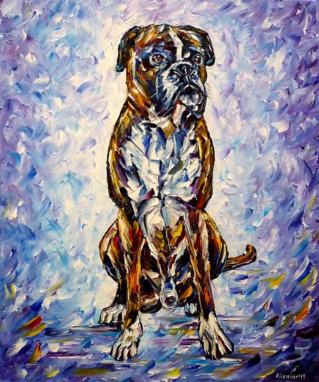 hundeportrait,boxerhund,tierwelt,deutscherboxer,hundeliebhaber,hundeliebe,boxerliebe,boxerliebhaber,familienhund,tierliebe,tierportait,boxerportrait,tierfreunde,hundefreunde,boxerfreunde,tieremalen,hundemalen,lebendigefarben,ömalerei,spachteltechnik,Spachtelmalerei,modern,Impressionismus,modernemalerei,artdeco,abstraktemalerei,3dbilder,3dgemaelde,3dkunstwerke,bunt,lebendig,farbenfroh