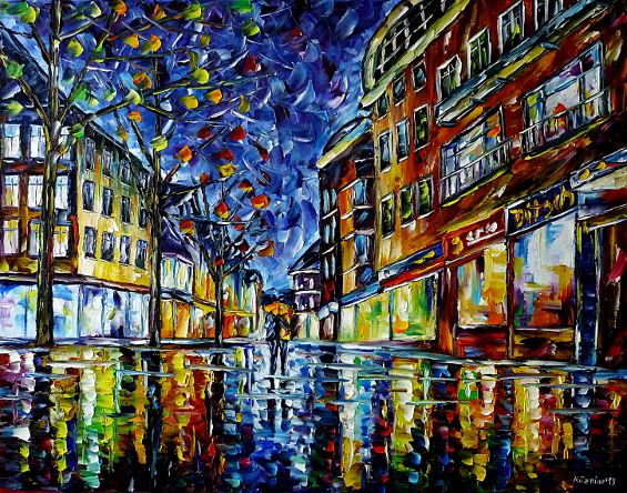 oilpainting,modern,impressionism,artdeco,abstractpainting,cityintherain,cityatnight,nightcity,nightrain,hesse,germancity,university,walkingintherain,ditsch,bar,cafe,restaurant,loversintherain,loverswithumbrella,peopleintherain,peoplewithumbrellas,citylife,cityscene,lovecouple,lovers,citywalk,3dpainting,3doilpainting,3dpicture,3dimage,3dartwork,lively,colorful