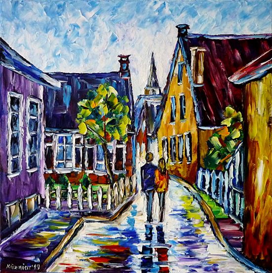 oilpainting,modern,impressionism,artdeco,abstractpainting,villagelandscape,villageidyll,countryidyll,villageroad,villagestreet,Krummhoern,ostfriesland,emden,Langwurtendorf,northgermany,oldhouses,oldvillage,germanvillage,germanlandscape,germanidyll,lovecouple,lovers,walkinghandinhand,countrylove,villagelove,3dpaintings,3doilpaintings,3dpictures,3dimages,3dartworks,lively,colorful