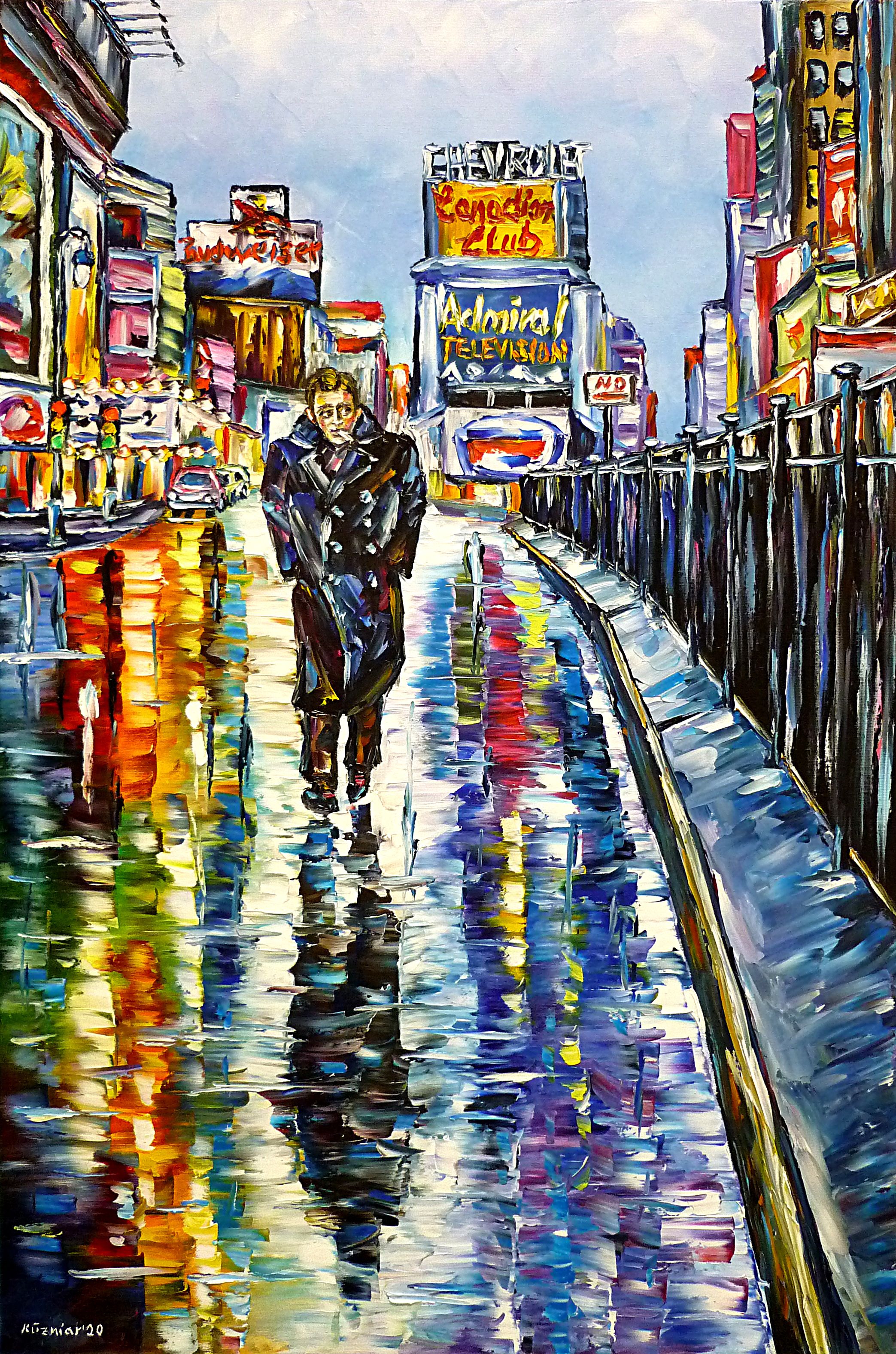 jamesdeanpainting,jamesdeanpicture,jamesdeanportrait,jamesdeanattimessquare,jamesdeaninnewyork,timessquare1955,newyork1955,boulevardofbrokendreams,jamesdeanintherain,newyorkintherain,timessquareintherain,cloudysky,rainyday,rainysky,jamesdeanwithcigarette,manwithcigarette,smoker,smoking,maninacoat,jamesdeaninacoat,waterreflections,lonelyman,cityintherain,newyorkpainting,newyorkpicture,newyorklovers,newyorklove,ilovejamesdean,ilovenewyork,colorfulnewyork,beautifulnewyork,oldnewyork,chevrolet,canadianclub,budweiser,newyorkadvertising,glowingbillboards,walkingintherain,citywalk,colorfulhouses,cityscape,newyorkabstract,bluepainting,paletteknifeoilpainting,modernart,impressionism,artdeco,abstractpainting,livelypainting,colorfulpainting,livelycolours,brightcolors,lightreflections,impastopainting,livingroomart,livingroompicture,livingroompainting