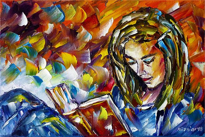 oilpainting,impressionism,book,readingwoman,novel,thriller,romantic,loveromance