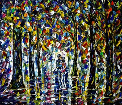 oilpainting,modern,impressionism,abstractpainting,kissing,loving,lovecouple,lovers,younglove,younglovers,younglovecouple,loversinthepark,peoplepainting,loverspainting,landscapepaiting,lively,colorful