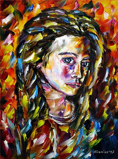 oilpainting, impressionism, girlportrait, portraiture, peoplepainting