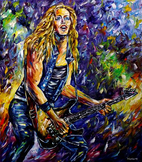 oilpainting,modern,impressionism,artdeco,abstractpainting,nitastraussportrait,rockmusician,rockguitarist,heavymetalguitarist,playingguitar,guitarplayer,alicecooper,womanportrait,girlportrait,womanpainting,girlpainting,blondinepainting,superstar,americanmusician,3dpainting,3doilpainting,3dpicture,3dimage,3dartwork,lively,colorful