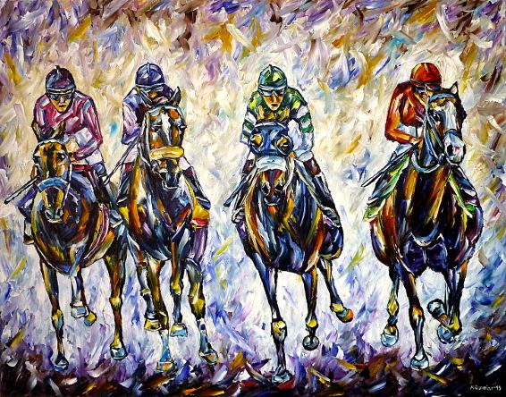 oilpainting,modern,impressionism,artdeco,abstractpainting,horseracing,horsesports,equestrian,horselove,horselovers,horsepainting,horsesportrait,jockey,wildlifepainting,sportspainting,riding,rider,3dpaintings,3doilpaintings,3dpictures,3dimages,3dartworks,lively,colorful