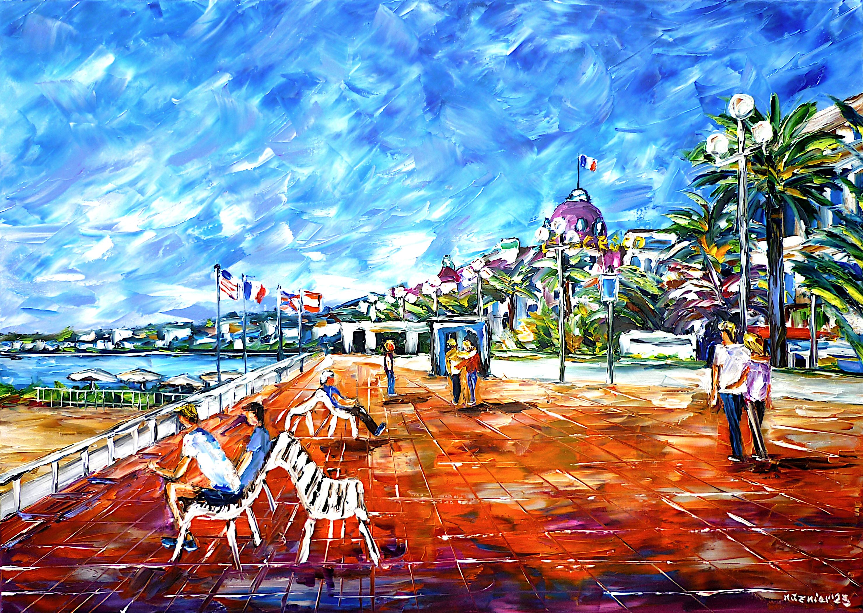 hotel le negresco,promenade des anglais scene,Promenade des Anglais people,Promenade des Anglais painting,nice france sitting by the sea,lovers in nice,lovers hugging,nice france walk,lovers in summer,love couple,lovers walking,people in love,sitting on the bench,enjoying summer,nice cityscape,nice view,le negresco painting,nice painting,nice picture,cote d'azur,summer in nice,southern france,french riviera,summer on the cote d'azur,summer in south of france,beautiful nice,nice beauty,nice scene,nice love,nice lover,beautiful south of france,south of france love,south of france lover,i love nice,i love south of france,palette knife oil painting,modern art,figurative art,figurative painting,contemporary painting,abstract painting,lively colors,colorful painting,bright colors,impasto painting