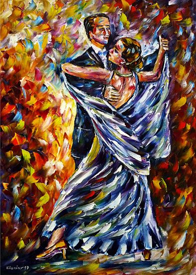 oilpainting, impressionism, dance, dancing, classical, Viennesewaltz, dancers, music